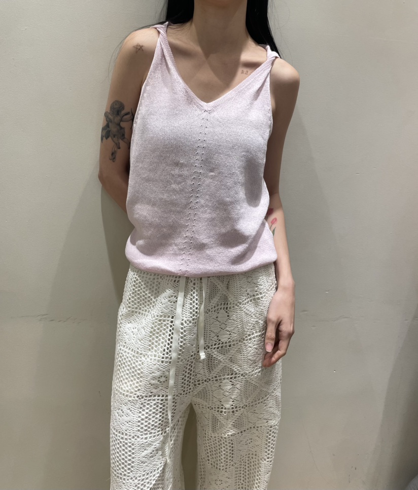 NEOUL東大門實拍女裝新品真品26春夏熱賣時尚職業吊帶背心NEOUL/ahin雙領標簽吊帶/背心