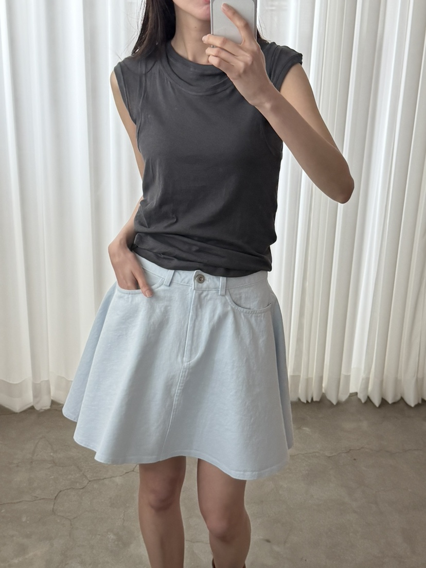 FOSET韓國代購女裝新品推薦休閑時尚26春夏人氣職業熱賣短裙FOSET短裙