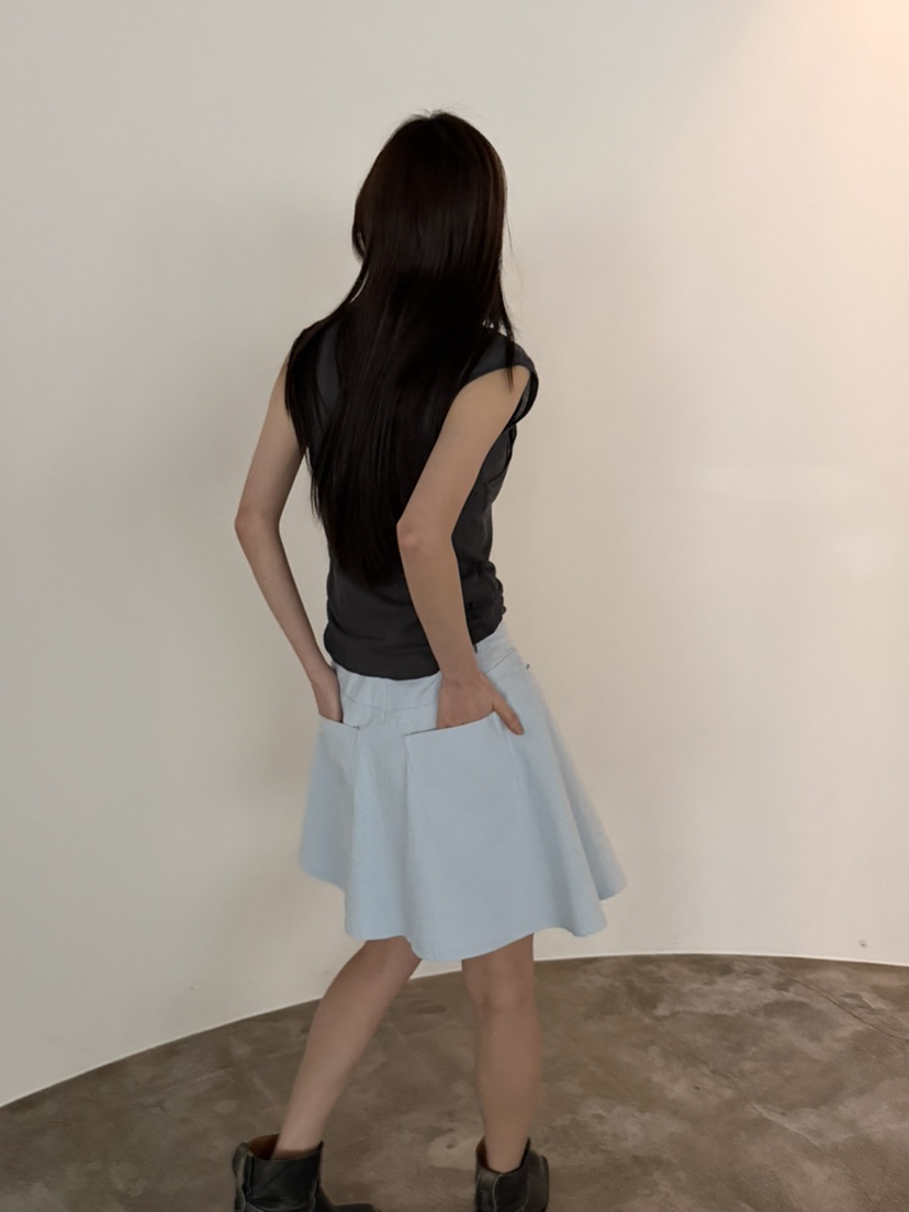 FOSET韓國代購女裝新品推薦休閑時尚26春夏人氣職業熱賣短裙FOSET短裙