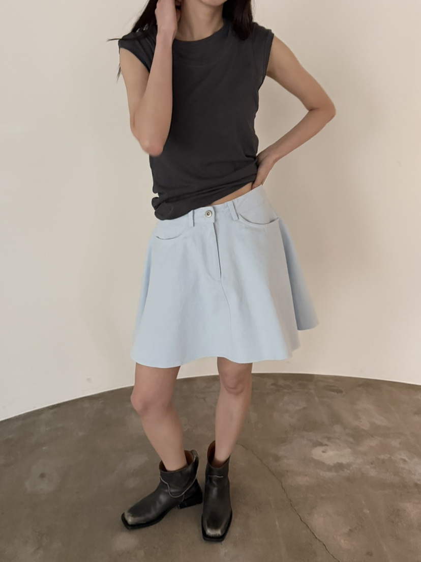 FOSET韓國代購女裝新品推薦休閑時尚26春夏人氣職業熱賣短裙FOSET短裙