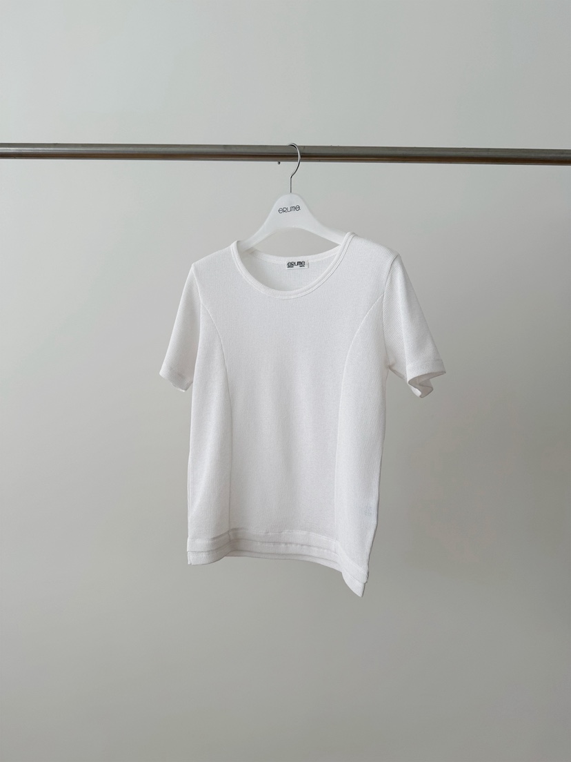 ERUME韓國代購女士新品推薦人氣時尚26春夏休閑熱賣職業T恤ERUMET恤圖色1