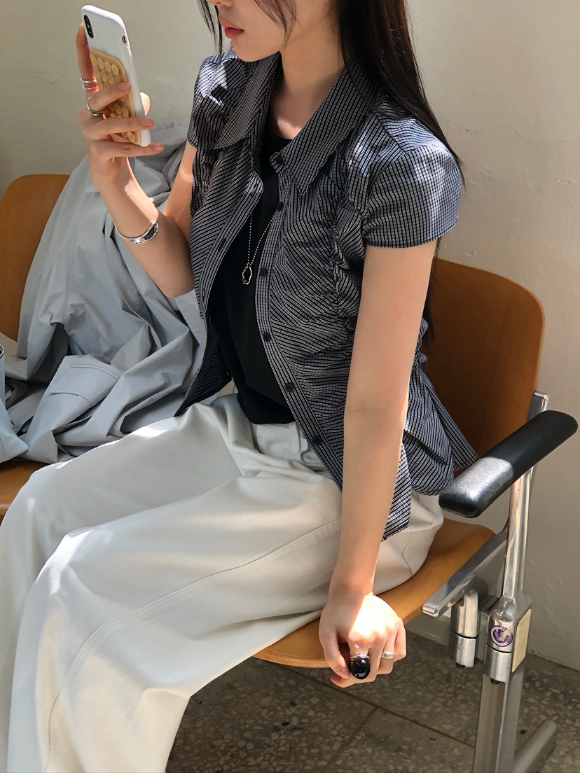 UNBOUND韓國東大門代購女裝新品推薦熱賣職業時尚襯衫蕾絲衫UNBOUND襯衫/蕾絲衫