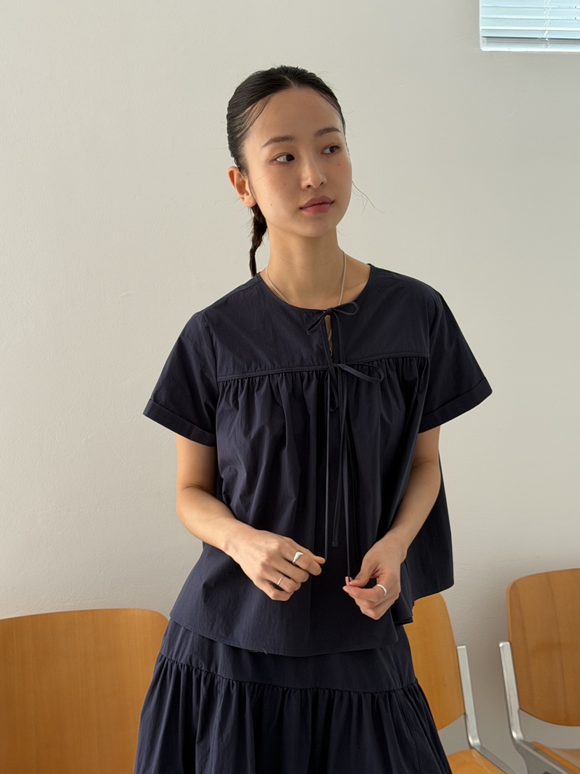 KARE/WEREPIECE韓國直郵女士新品職業休閑襯衫蕾絲衫褶皺KARE/WEREPIECE襯衫/蕾絲衫