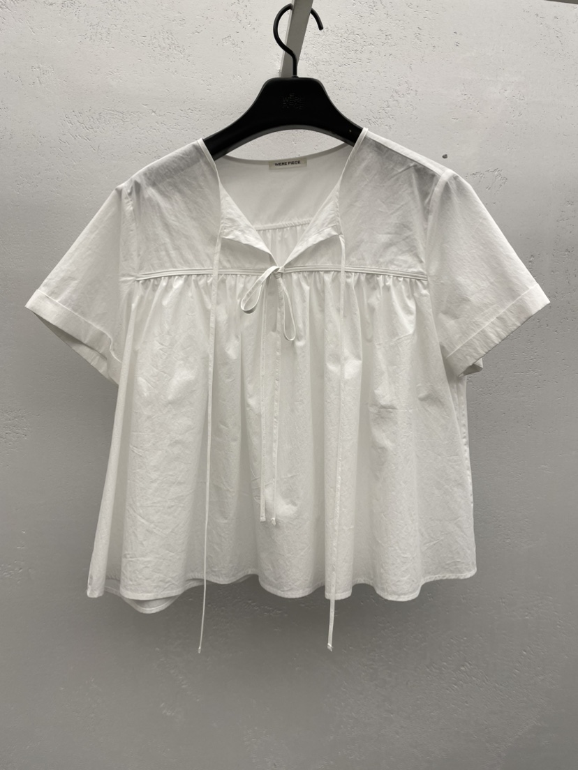KARE/WEREPIECE韓國直郵女士新品職業休閑襯衫蕾絲衫褶皺KARE/WEREPIECE襯衫/蕾絲衫圖色2