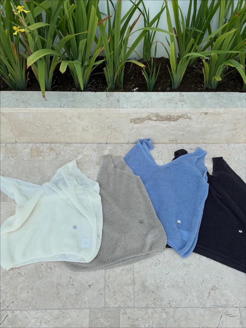 ERUME韓國代購女士新品熱賣人氣時尚推薦26春夏吊帶背心亞麻布ERUME吊帶/背心