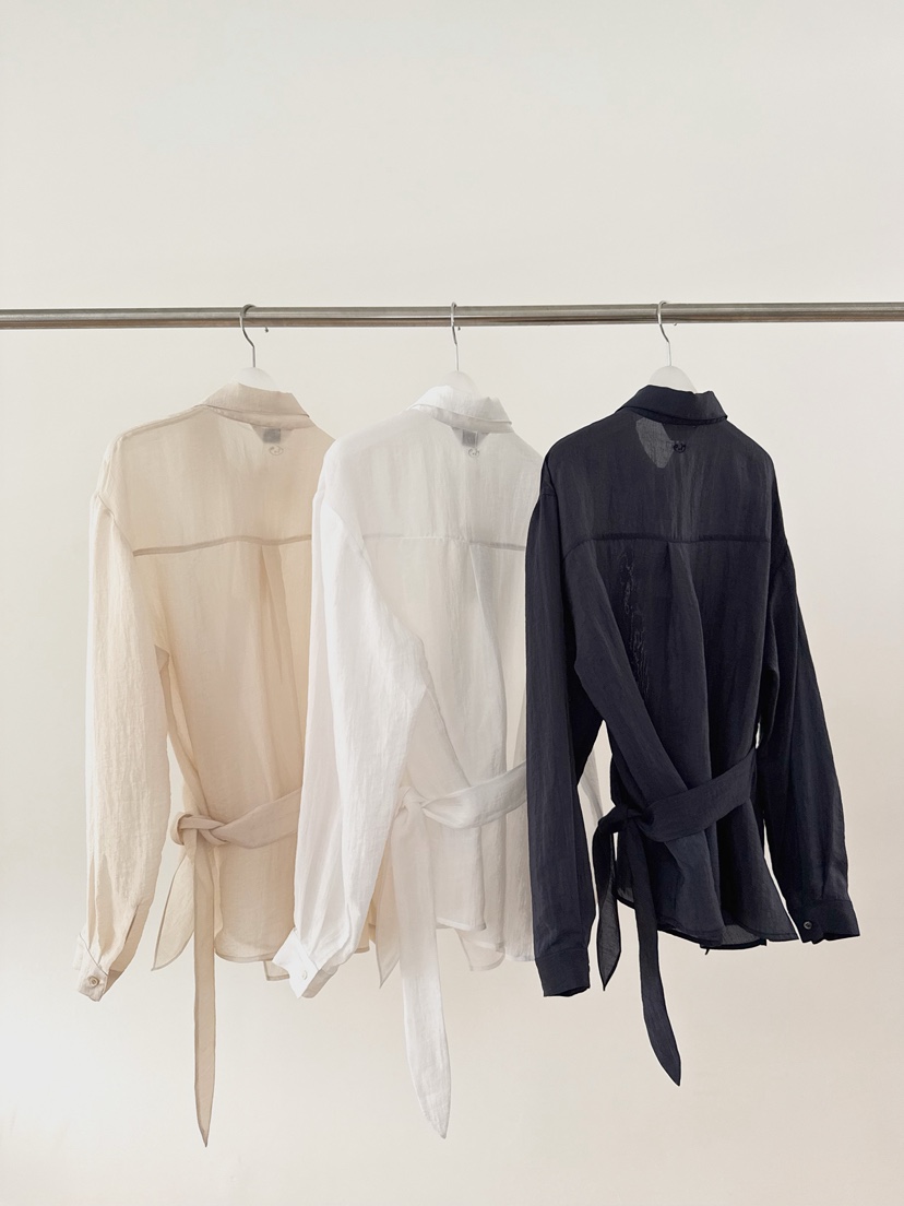 ERUME韓國東大門代購女士新品熱賣推薦時尚襯衫蕾絲衫透明ERUME襯衫/蕾絲衫