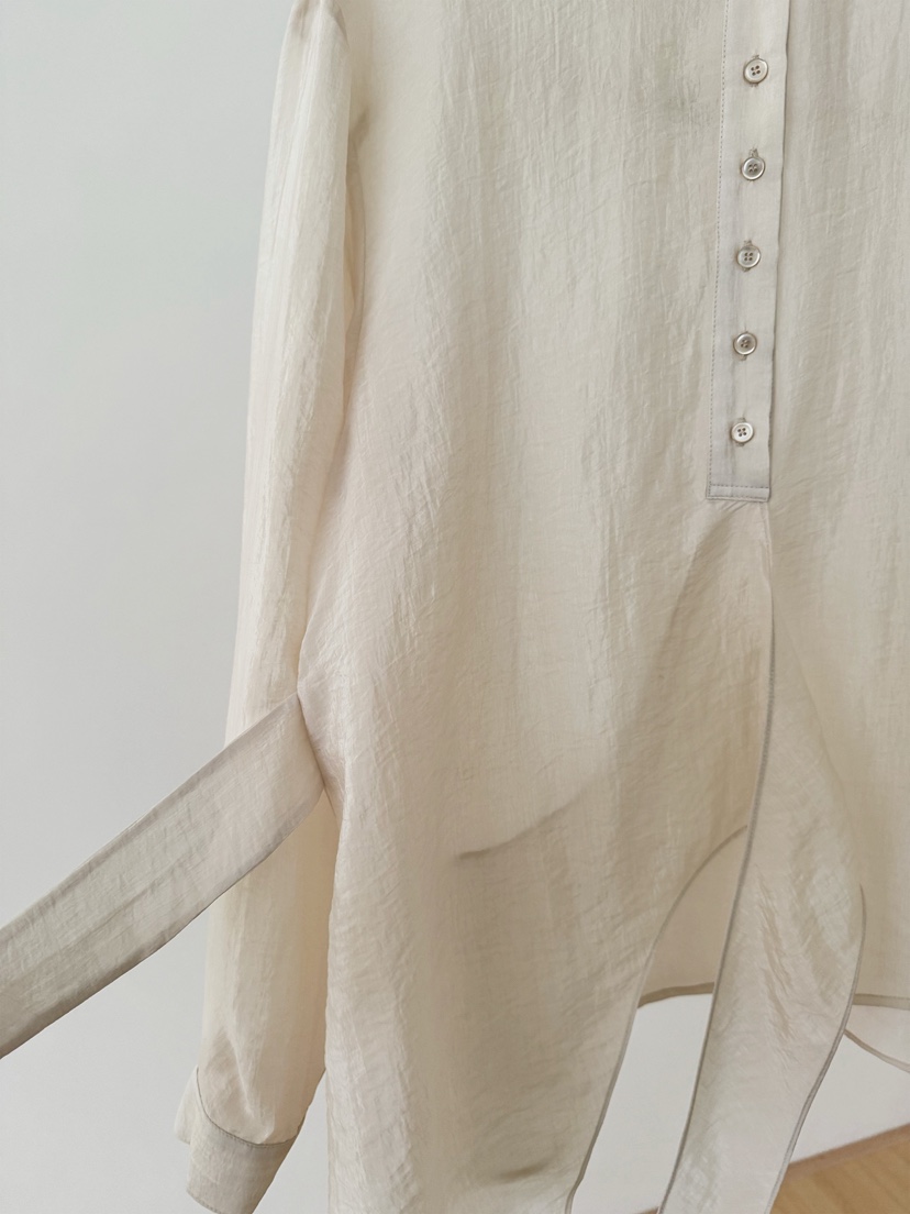 ERUME韓國東大門代購女士新品熱賣推薦時尚襯衫蕾絲衫透明ERUME襯衫/蕾絲衫