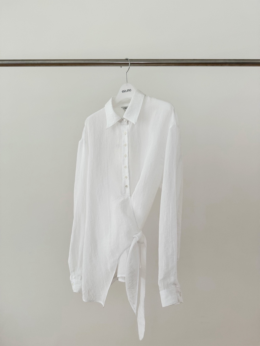 ERUME韓國東大門代購女士新品熱賣推薦時尚襯衫蕾絲衫透明ERUME襯衫/蕾絲衫圖色2