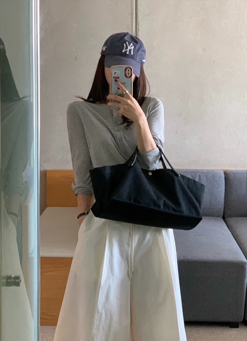 COURGETTE韓國東大門直郵女士新品推薦人氣休閑長袖T恤紐扣COURGETTE長袖T恤