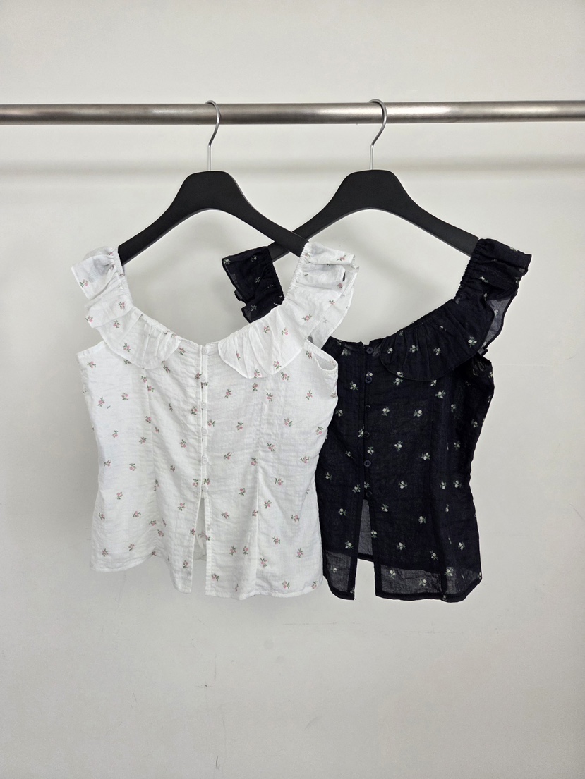 VERANDA韓國直郵女士新品職業26春夏休閑熱賣吊帶背心花朵VERANDA吊帶/背心