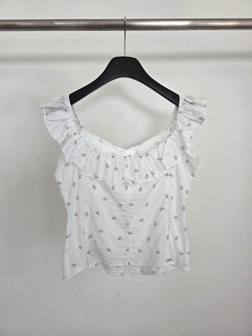 VERANDA韓國直郵女士新品職業26春夏休閑熱賣吊帶背心花朵VERANDA吊帶/背心