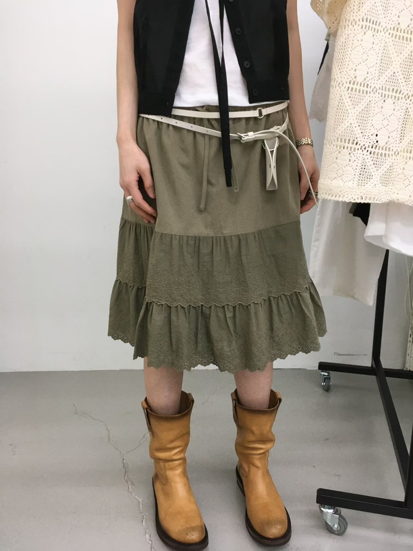 MINIMUZE韓國代購女士新品26春夏真品推薦人氣半身裙中短裙MINIMUZE半身裙/中短裙