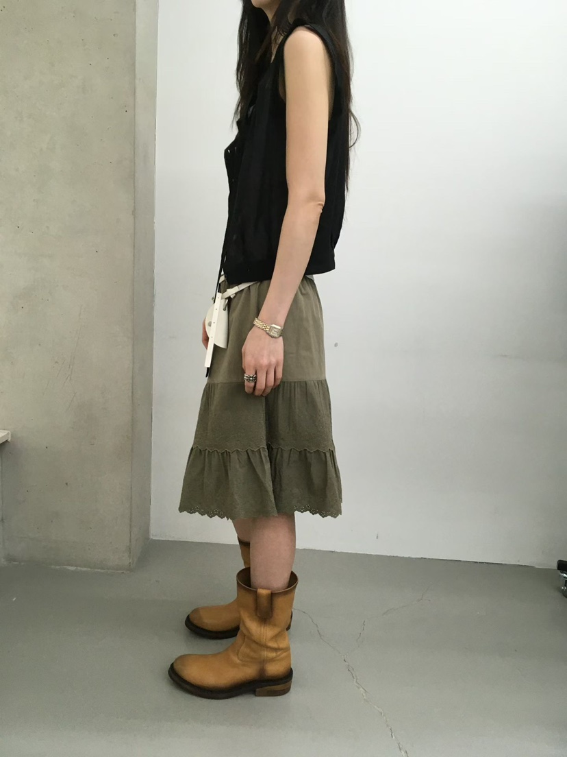 MINIMUZE韓國代購女士新品26春夏真品推薦人氣半身裙中短裙MINIMUZE半身裙/中短裙