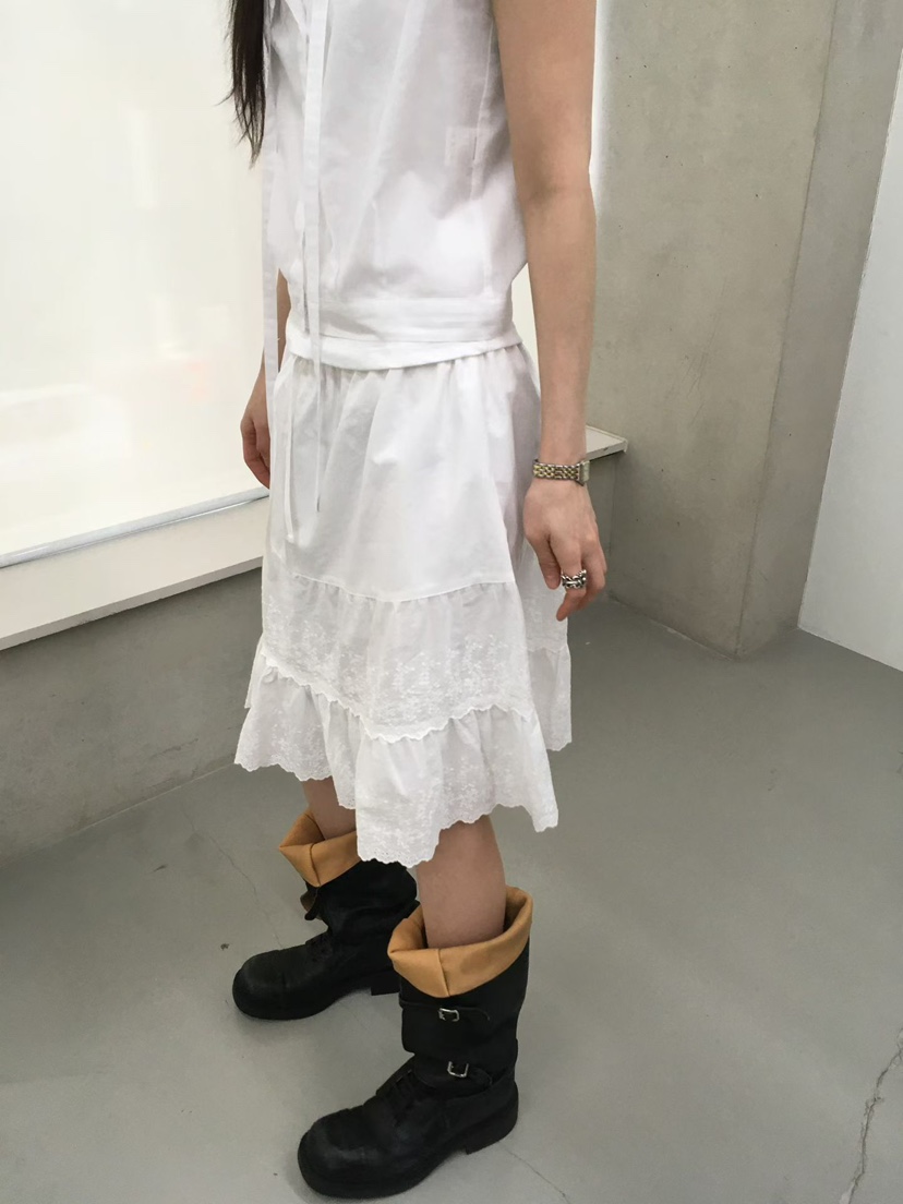 MINIMUZE韓國代購女士新品26春夏真品推薦人氣半身裙中短裙MINIMUZE半身裙/中短裙