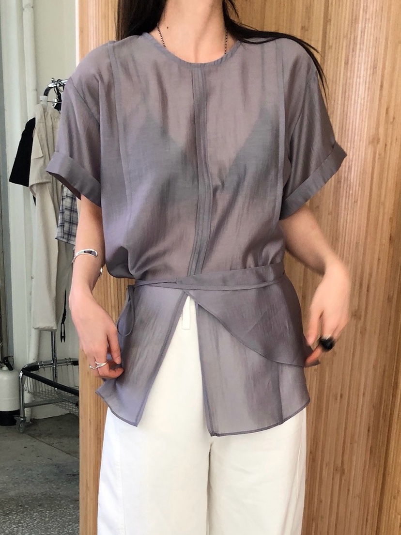 UNBOUND韓國東大門代購女裝新款職業休閑26春夏襯衫蕾絲衫UNBOUND襯衫/蕾絲衫