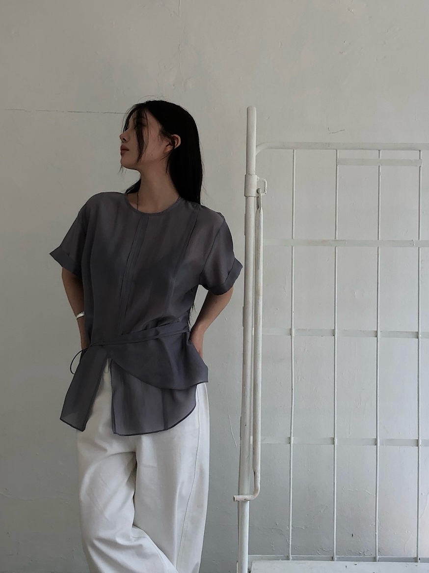 UNBOUND韓國東大門代購女裝新款職業休閑26春夏襯衫蕾絲衫UNBOUND襯衫/蕾絲衫