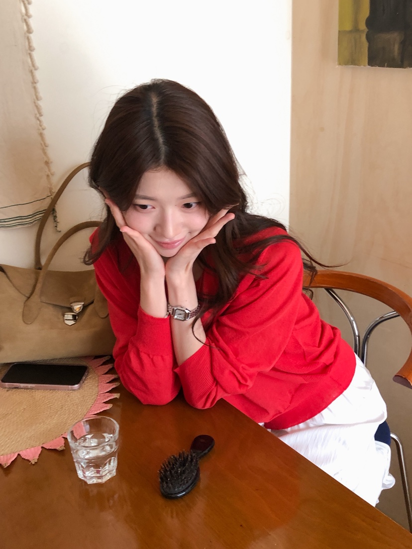 ERUME韓國直郵女士新品人氣職業推薦26春夏時尚針織衫亞麻布ERUME針織衫