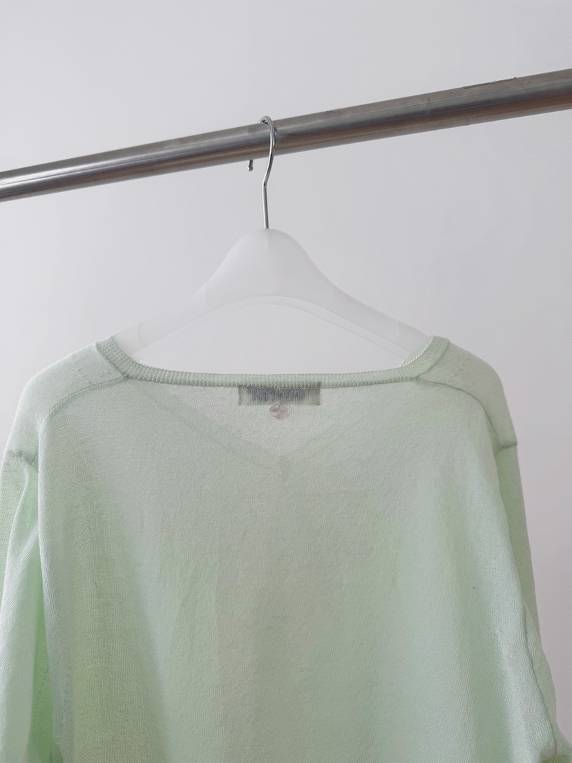 ERUME韓國直郵女士新品人氣職業推薦26春夏時尚針織衫亞麻布ERUME針織衫