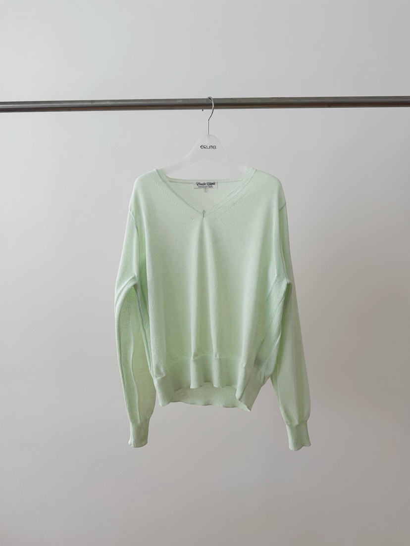 ERUME韓國直郵女士新品人氣職業推薦26春夏時尚針織衫亞麻布ERUME針織衫圖色2