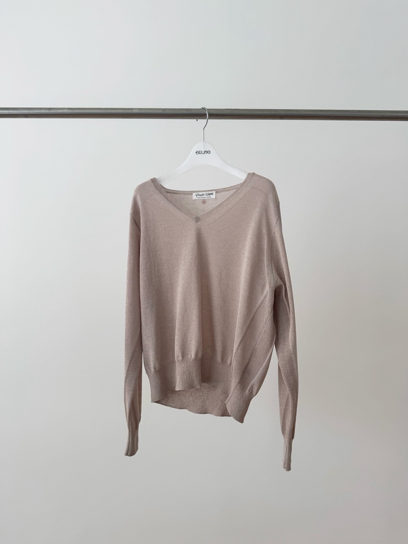 ERUME韓國直郵女士新品人氣職業推薦26春夏時尚針織衫亞麻布ERUME針織衫圖色4