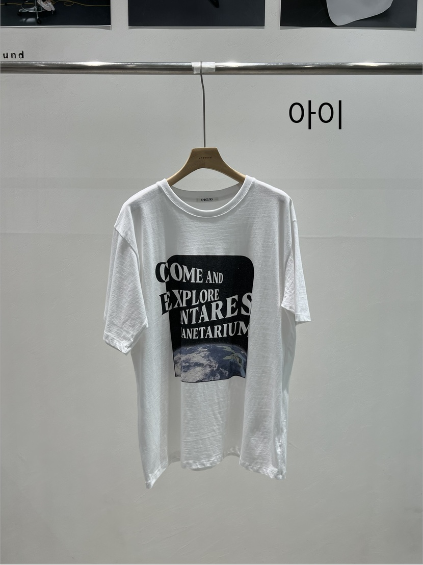 UNBOUND韓國代購女裝新品26春夏時尚真品人氣休閑推薦T恤UNBOUNDT恤