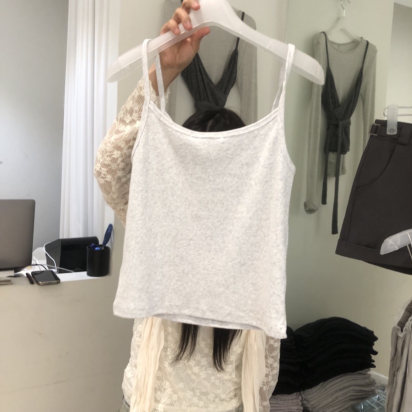 AUBE韓國代購女裝新品時尚人氣推薦熱賣26春夏職業吊帶背心AUBE吊帶/背心