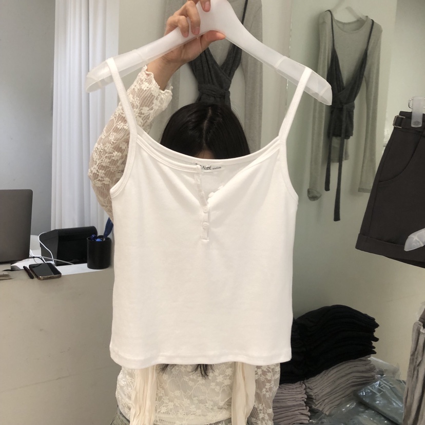 AUBE韓國代購女裝新品時尚人氣推薦熱賣26春夏職業吊帶背心AUBE吊帶/背心圖色2