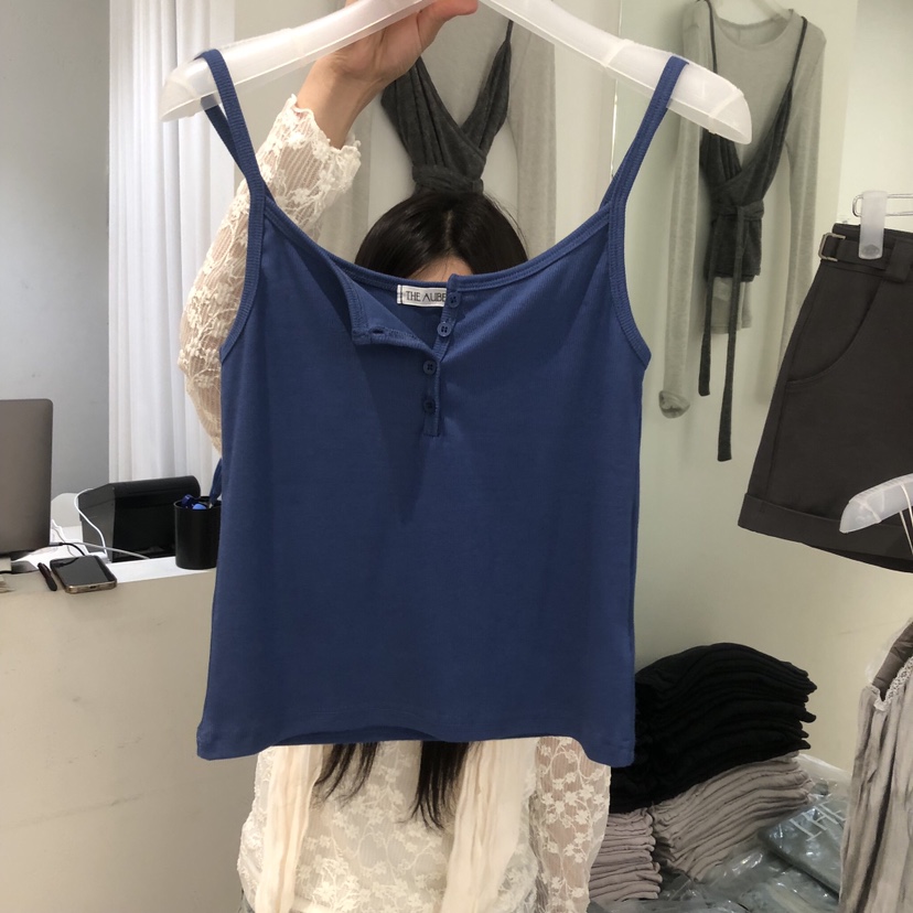 AUBE韓國代購女裝新品時尚人氣推薦熱賣26春夏職業吊帶背心AUBE吊帶/背心圖色3