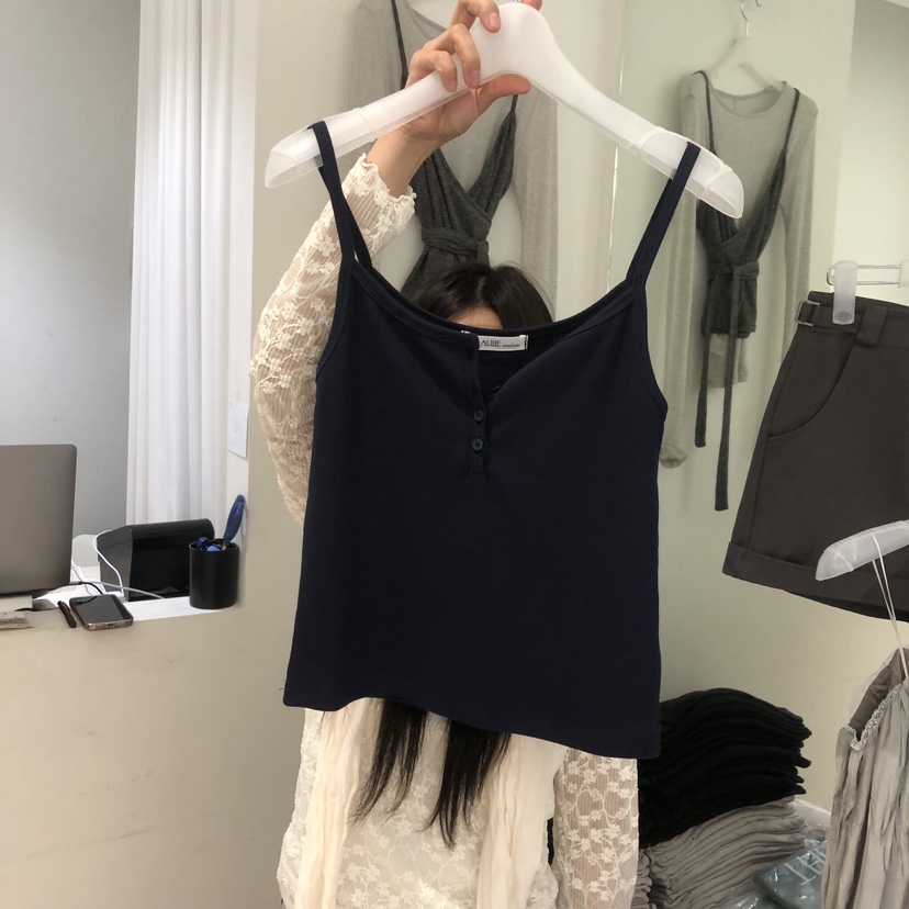 AUBE韓國代購女裝新品時尚人氣推薦熱賣26春夏職業吊帶背心AUBE吊帶/背心圖色4