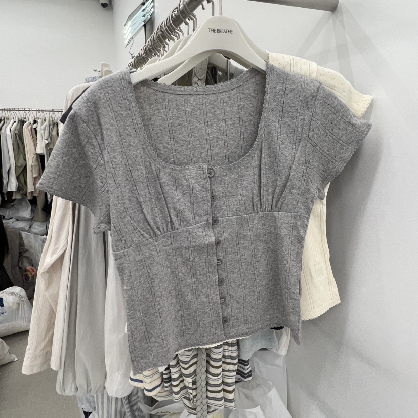 BREATHE東大門實拍女士新品熱賣真品26春夏休閑推薦T恤開衫BREATHET恤圖色2