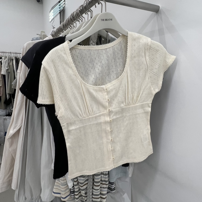 BREATHE東大門實拍女士新品熱賣真品26春夏休閑推薦T恤開衫BREATHET恤圖色3