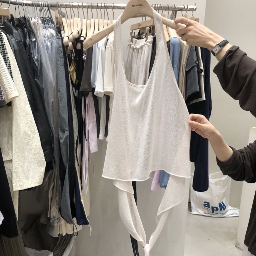 FRE韓國直郵女士新款人氣職業26春夏時尚休閑推薦吊帶背心FRE SEOUL吊帶/背心圖色1