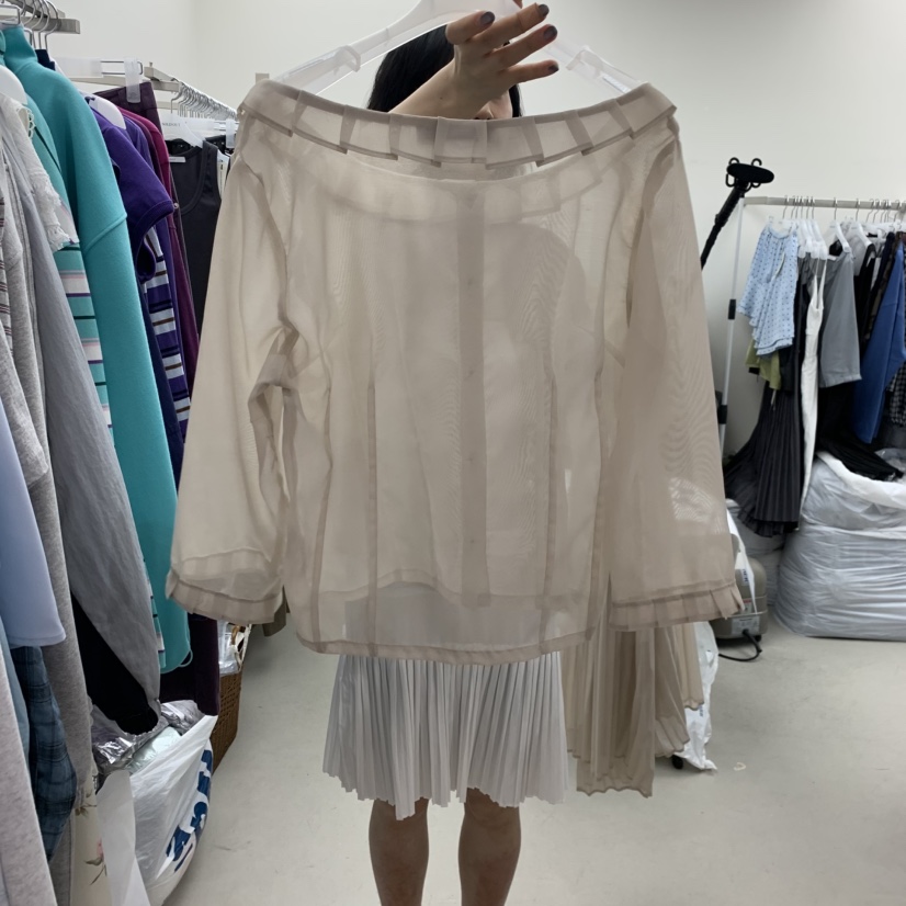 SOLD OUT韓國直郵實拍女裝新品時尚人氣職業熱賣襯衫蕾絲衫SOLD OUT襯衫/蕾絲衫