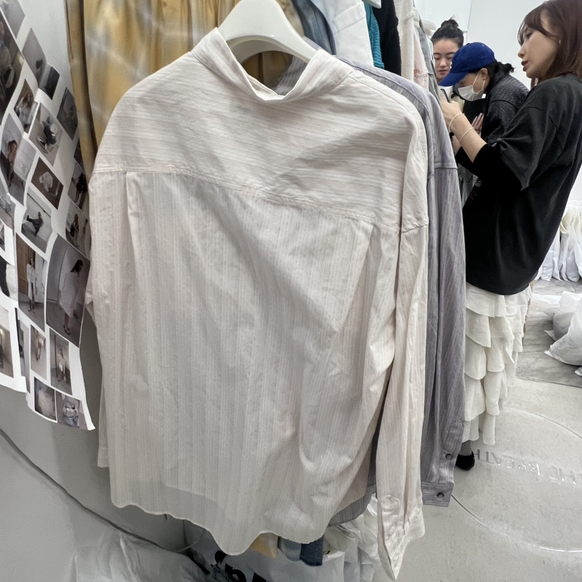 BREATHE韓國直郵女士新款職業推薦時尚26春夏襯衫蕾絲衫條紋BREATHE襯衫/蕾絲衫