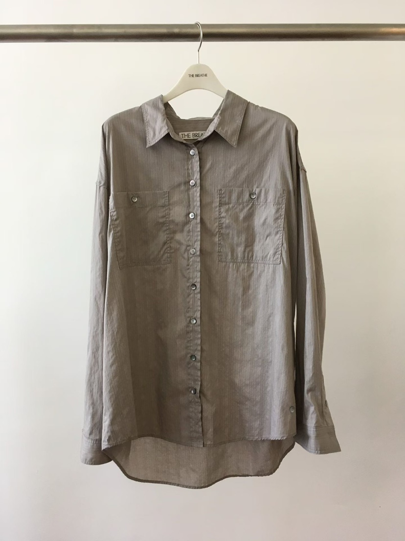 BREATHE韓國直郵女士新款職業推薦時尚26春夏襯衫蕾絲衫條紋BREATHE襯衫/蕾絲衫圖色3