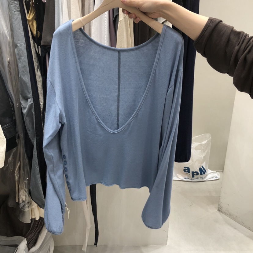 FRE韓國東大門代購女裝新品熱賣推薦26春夏休閑時尚長袖T恤FRE SEOUL長袖T恤圖色2