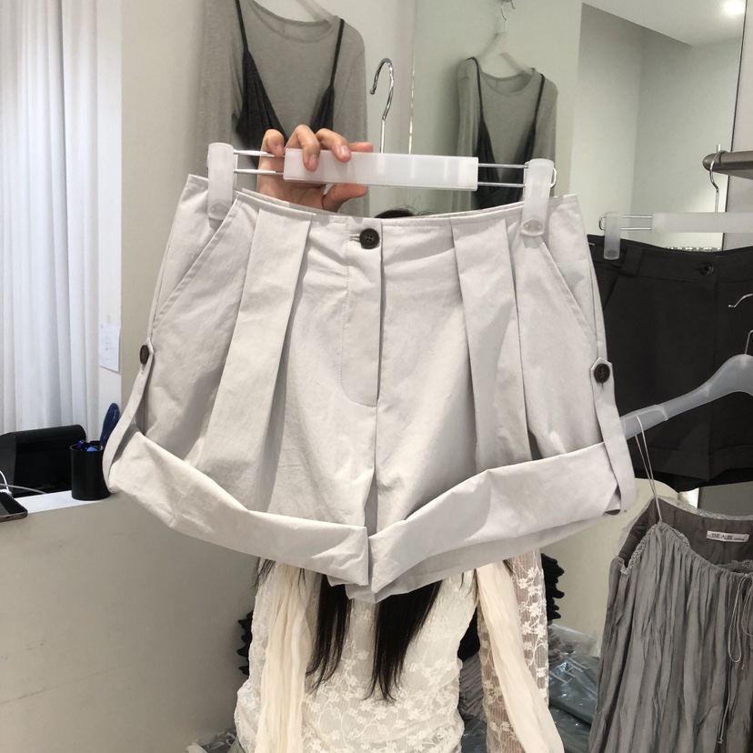 AUBE韓國東大門直郵女裝新品時尚休閑職業人氣26春夏短褲AUBE短褲圖色2