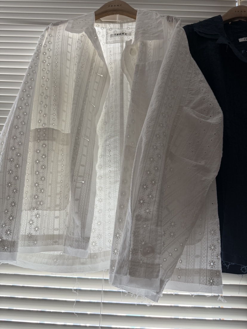 FRANC—L東大門實拍女裝新品真品推薦休閑熱賣26春夏夾克蕾絲FRANC夾克