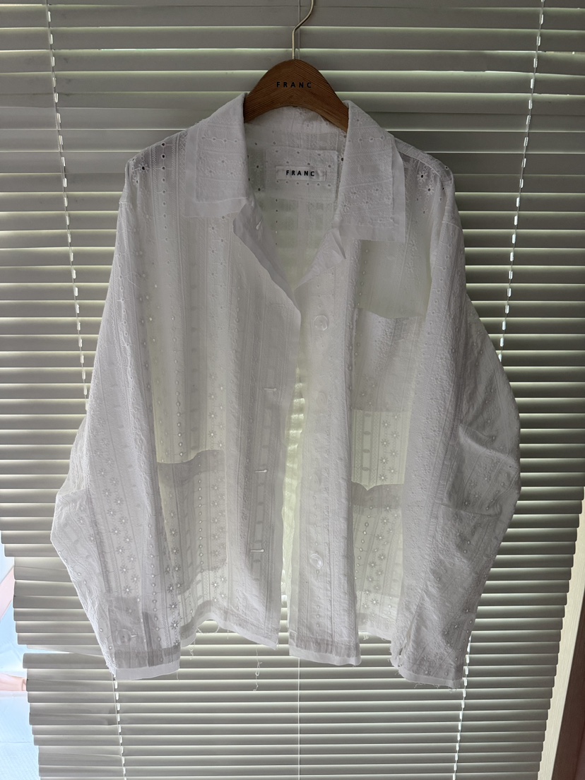 FRANC—L東大門實拍女裝新品真品推薦休閑熱賣26春夏夾克蕾絲FRANC夾克