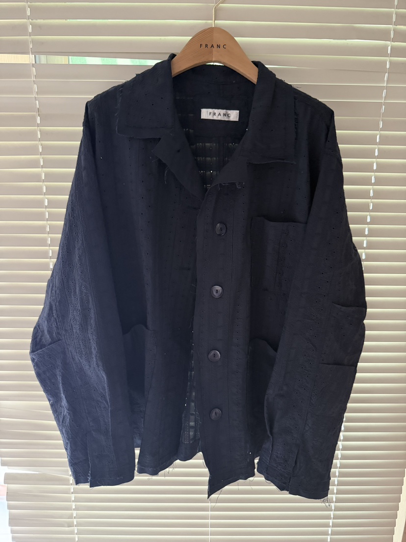 FRANC—L東大門實拍女裝新品真品推薦休閑熱賣26春夏夾克蕾絲FRANC夾克