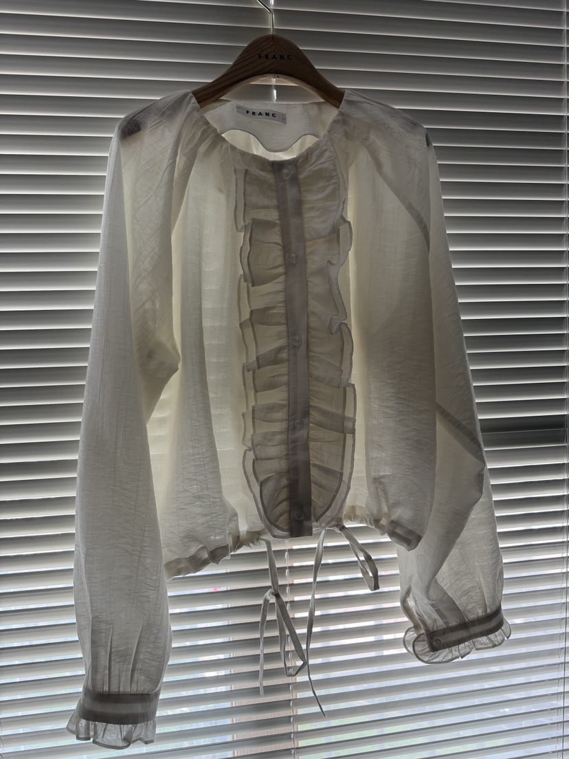 FRANC—L韓國東大門代購女裝新款職業熱賣休閑襯衫蕾絲衫FRANC襯衫/蕾絲衫