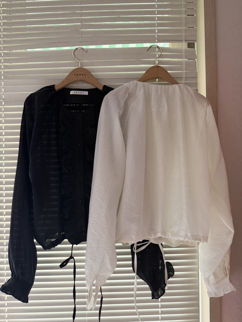 FRANC—L韓國東大門代購女裝新款職業熱賣休閑襯衫蕾絲衫FRANC襯衫/蕾絲衫