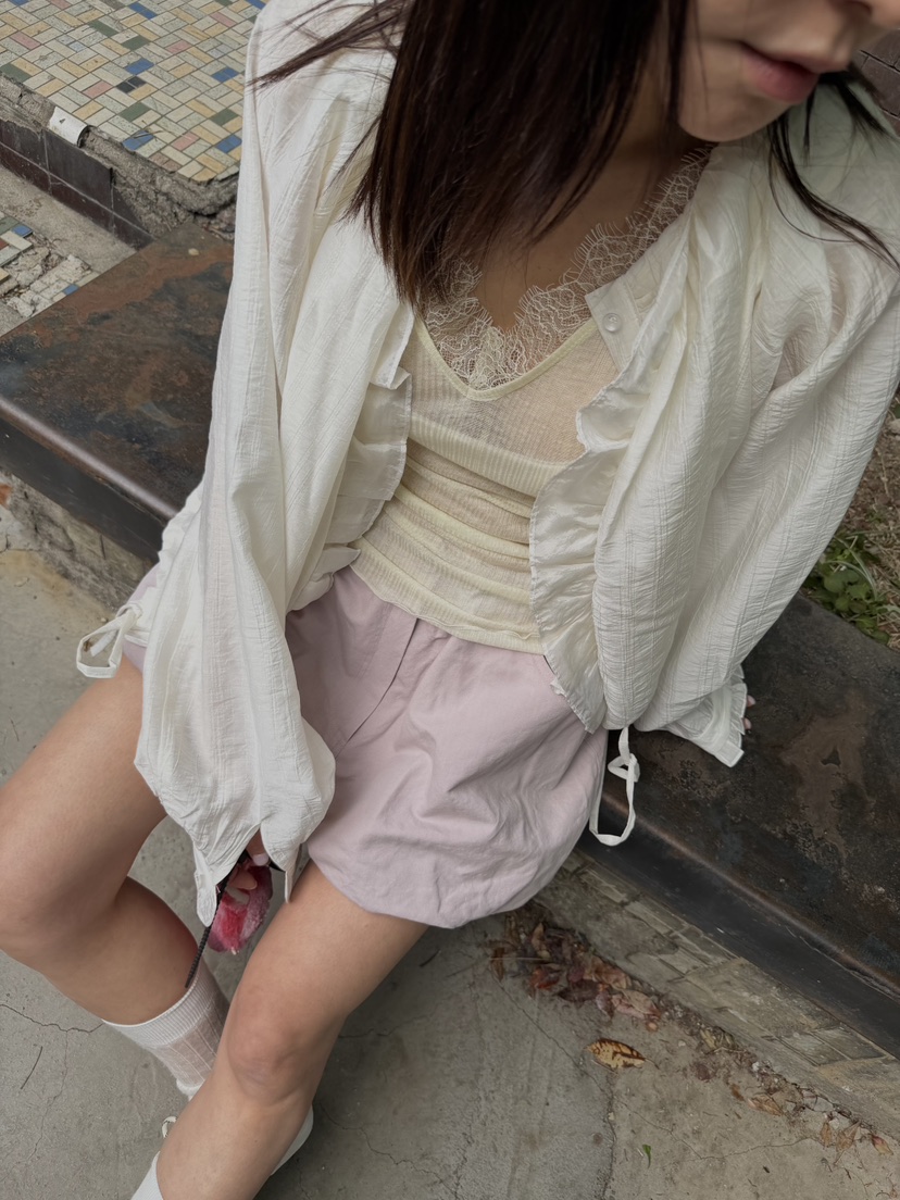 FRANC—L韓國東大門代購女裝新款職業熱賣休閑襯衫蕾絲衫FRANC襯衫/蕾絲衫