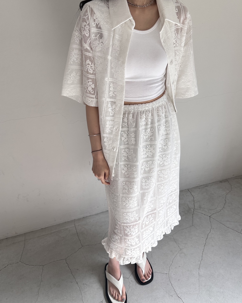 HOWDY/FACT THE NERD韓國直郵實拍女裝新品職業套裝不含內搭鉤針編織HOWDY/FACT THE NERD套裝