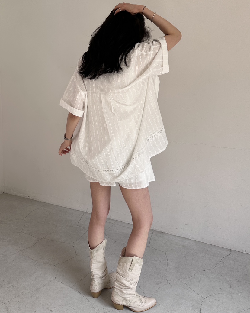 HOWDY/FACT THE NERD東大門代購女裝新款人氣襯衫蕾絲衫HOWDY/FACT THE NERD襯衫/蕾絲衫