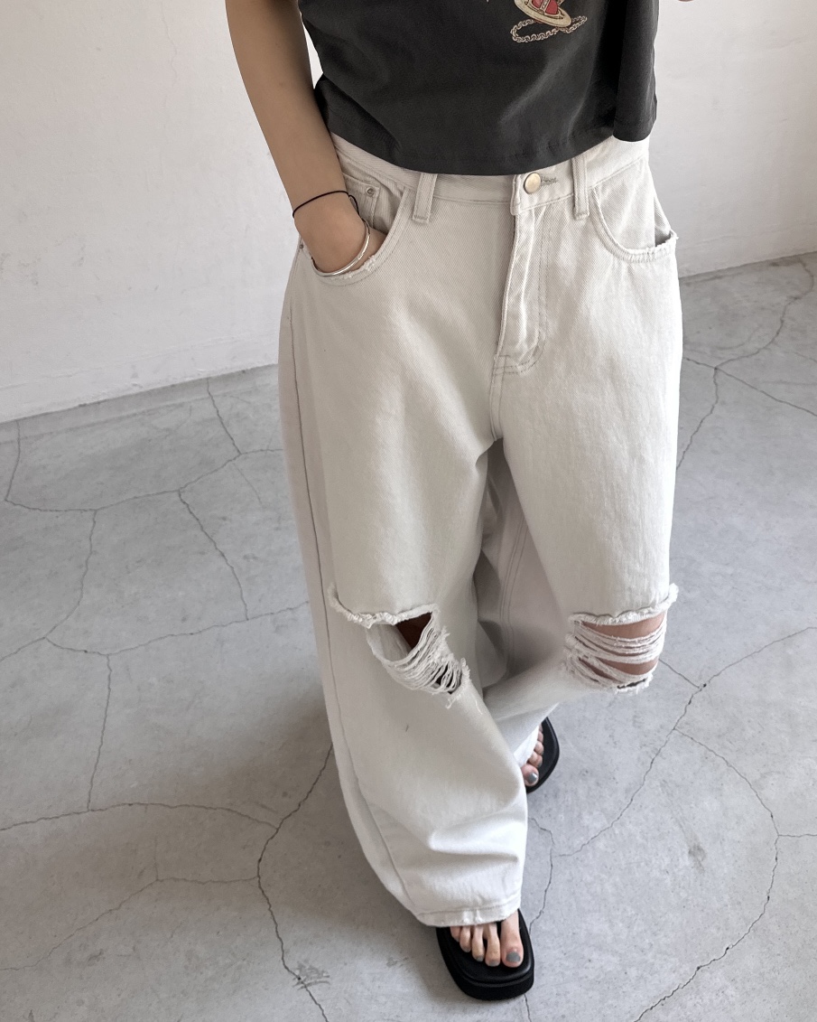 HOWDY/FACT THE NERD東大門代購女裝新款時尚真品休閑褲HOWDY/FACT THE NERD休閑褲圖色1