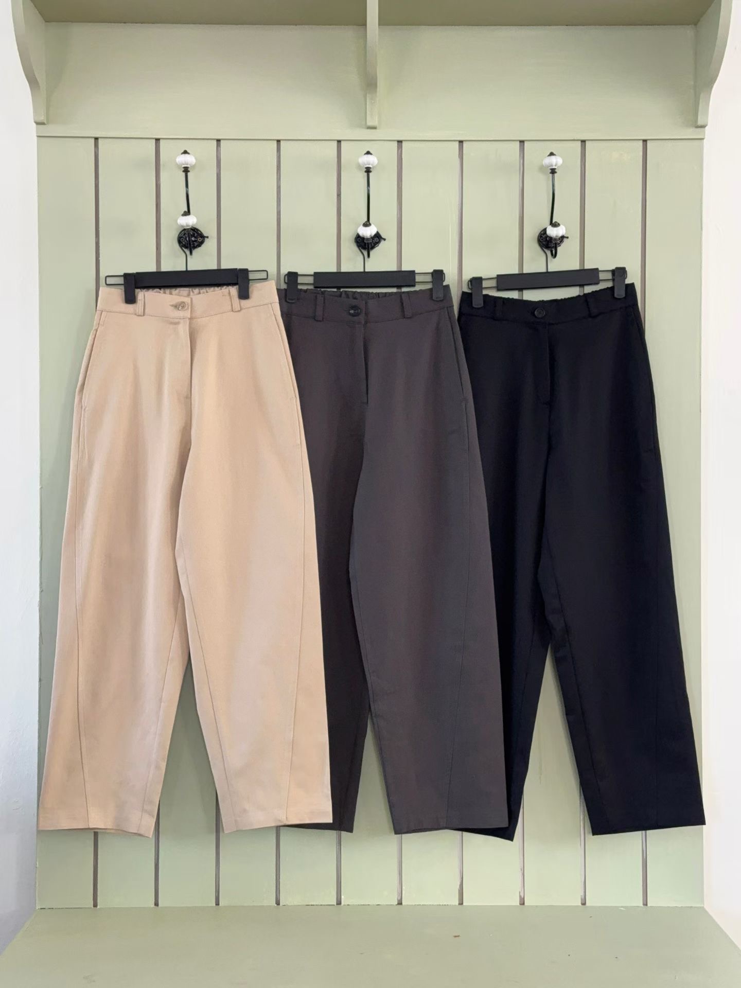 OTTO韓國直郵女裝新款推薦真品時尚休閑職業熱賣26春夏休閑褲OTTO休閑褲圖色3左三色