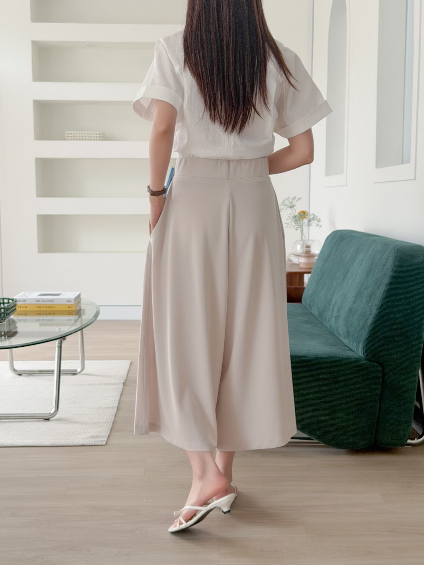 OTTO韓國代購女裝新品熱賣推薦真品休閑26春夏休閑褲闊腿褲OTTO休閑褲