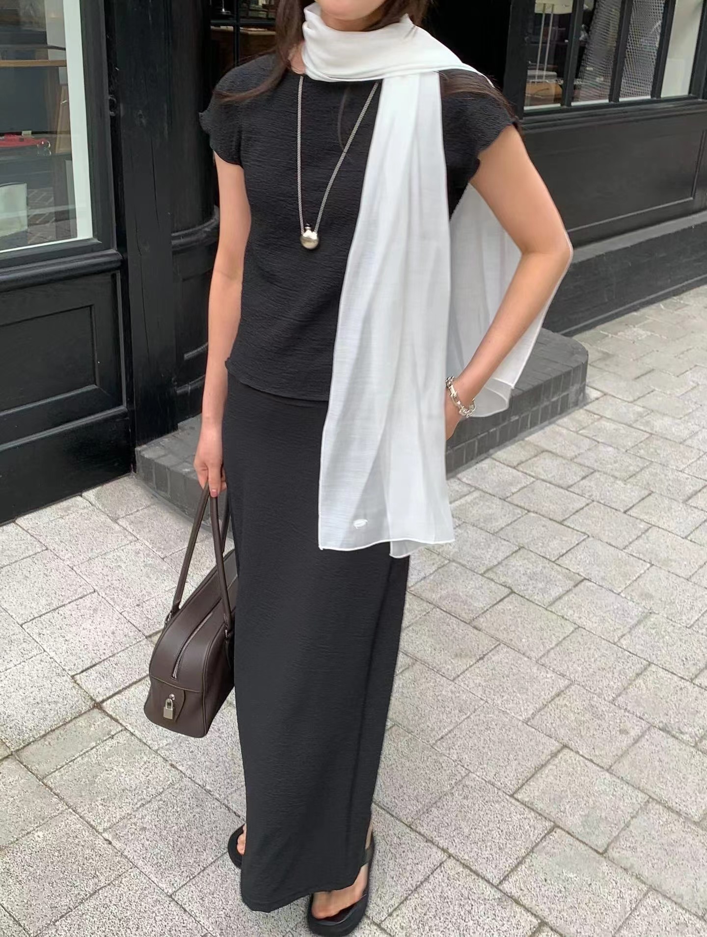 LONDON LACE-런던레이스-T韓國東大門代購女裝新款職業長裙LONDON LACE長裙