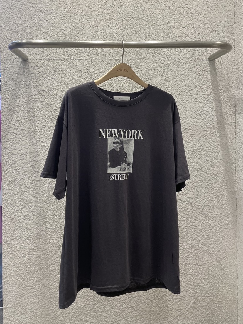 BABEL韓國直郵女士新款職業時尚26春夏休閑真品人氣推薦T恤BABELT恤圖色2